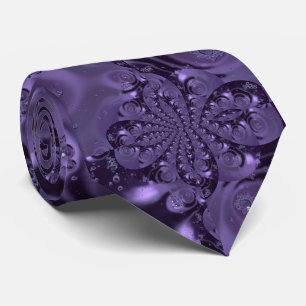 Cravate Élégante étincelle Royale Purple Liquide