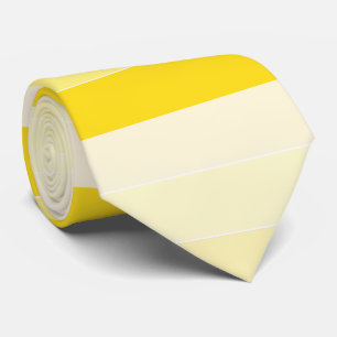 Cravate Elégante Vanille Jaune Blanc Tendance Design Moder