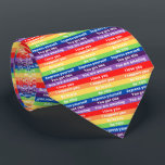 Cravate Empowering Pride Neck Tie<br><div class="desc">Celebrate pride with this colorful and empowering neck tie!</div>