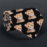 Cravate Empreinte de léopard Moderne Kawaii Cute Cheetah B<br><div class="desc">Ce cravate de bébé guépard a un imprimé animal super mignon. Parfait pour tous ceux qui aiment la douceur et la gentillesse des oeuvres d'art kawaii ainsi qu'un professionnel propre avec une touche d'innocence. Moshiach maintenant !</div>