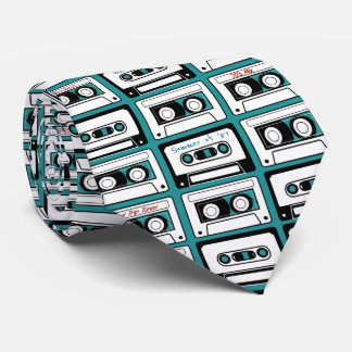 Cravate enregistreur à cassettes mélangé par années 80