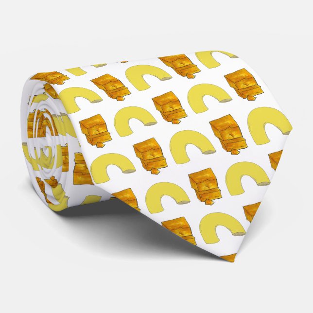 Cravate Éparcelle alimentaire Coude Macaroni Cheddar Mac & (Roulé)