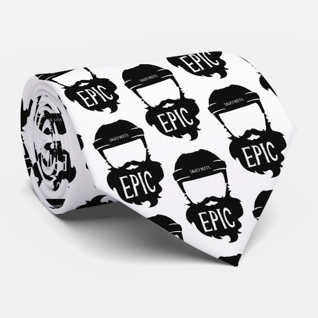 Cravate Epic Hockey Playoff Beard (Roulé)