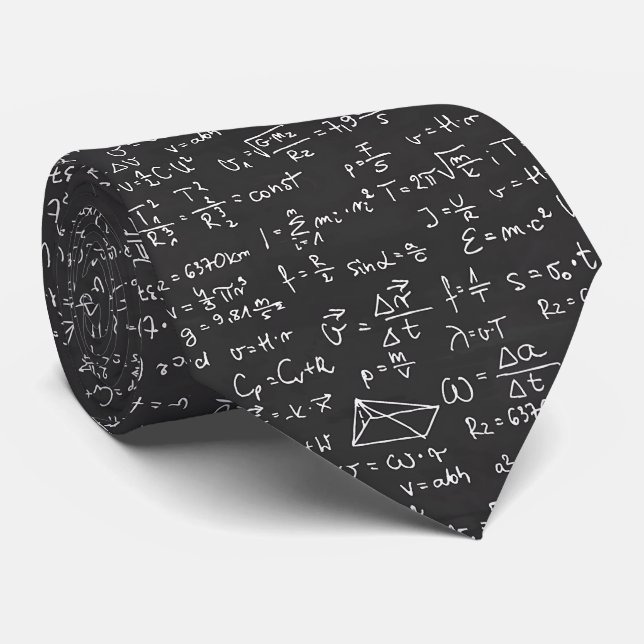 Cravate Équation mathématique pour professeur de maths gee (Roulé)