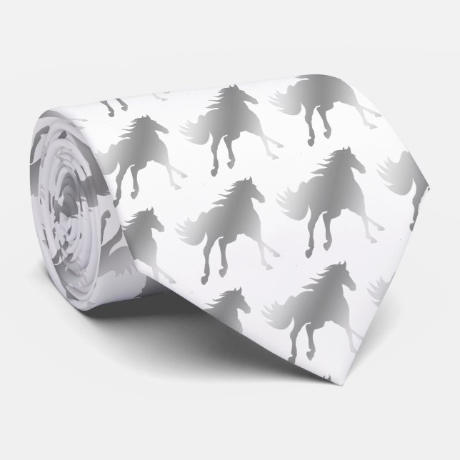 Cravate Équipe de cheval Mustang Masque  Foulard de footba (Roulé)