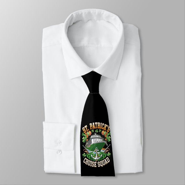 Cravate Équipe de croisière de la Saint-Patrick 2025 tenue (Attaché)