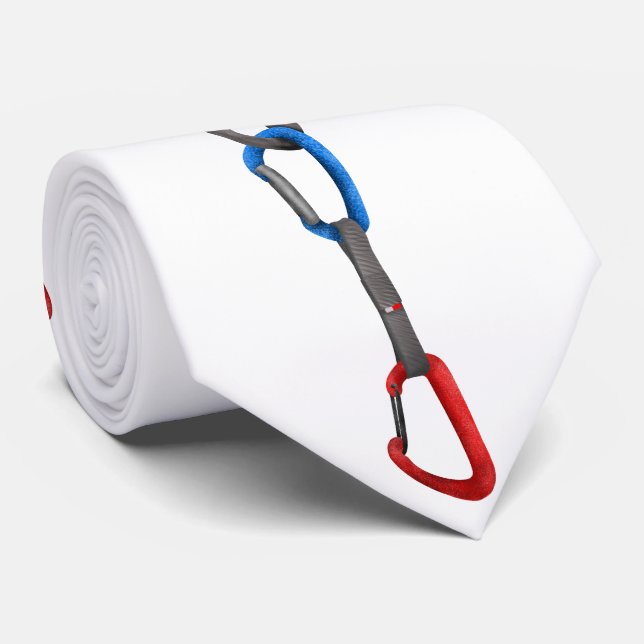 Cravate Escalade de roche avec dessin rapide (Roulé)