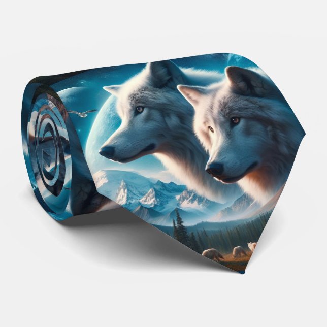 Cravate Esprit des loups  Hommes  (Roulé)