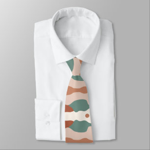 Cravate Esthétique Pastel Abstraite