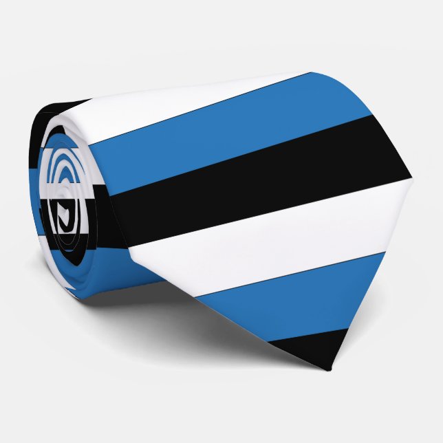 Cravate Estonia Flag (Roulé)