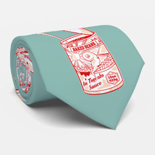 Cravate Étain de haricots à la sauce tomate