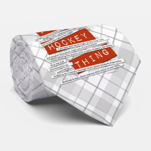 Cravate Étang de hockey