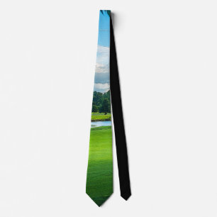 Cravate Été au terrain de golf