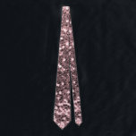 Cravate Étincelles roses de parties scintillantes de Faux<br><div class="desc">Grandes parties scintillantes roses fascinantes de faux d'or.
NOTEZ SVP : Ce sont les graphiques imprimés par appartement - aucunes pièces augmentées.</div>