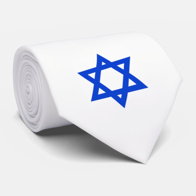 Cravate Étoile de David (Roulé)