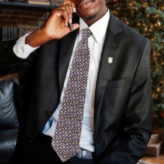 Cravate Étoiles Abstraites (An elegant tie, for that special night on the town!)