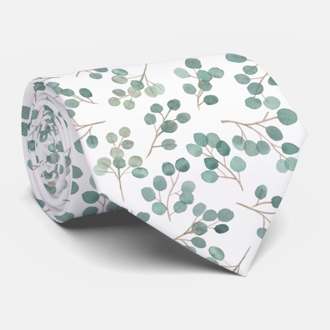 Cravate Eucalyptus (Roulé)