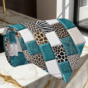 Cravate Exotique Motif Animalier Sauvage d'Afriq