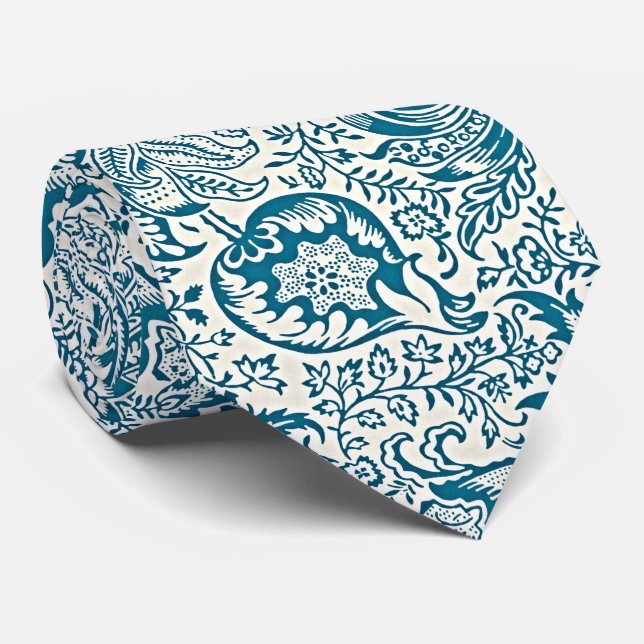 Cravate Exquise Élégance : Motif Indien  (Roulé)
