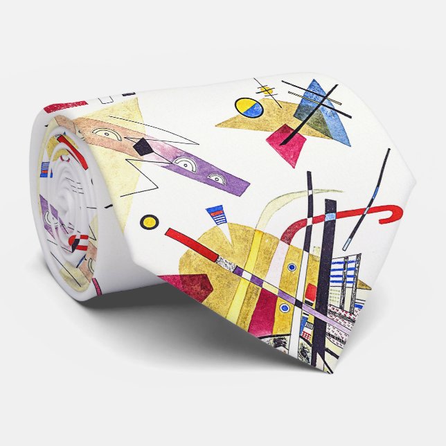 Cravate Extrait stupéfiant - Kandinsky (Roulé)