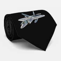 F-22 Raptor Fighter Jet en noir