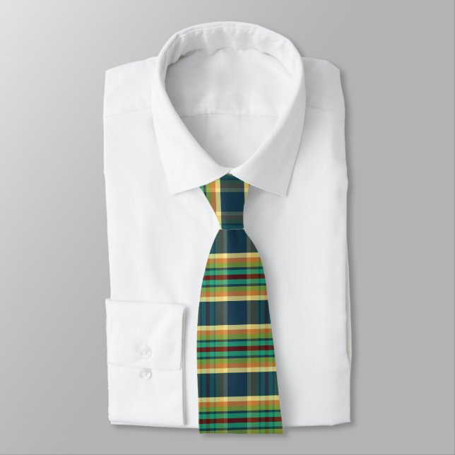 Cravate Fae Plaid FF (Attaché)