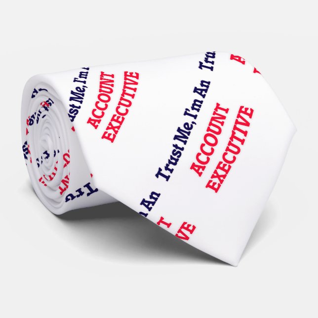 Cravate Faites-moi confiance, je suis un responsable de (Roulé)