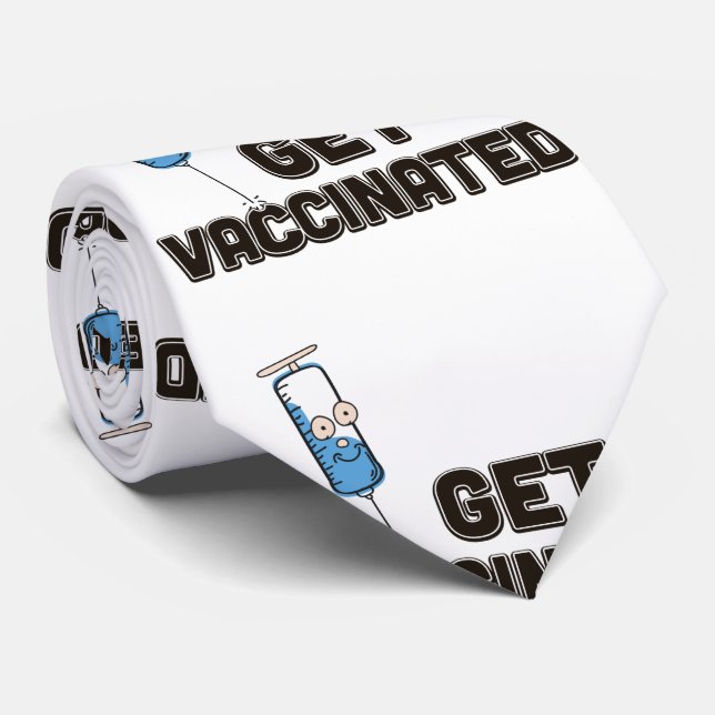Cravate Faites-vous vacciner (Roulé)