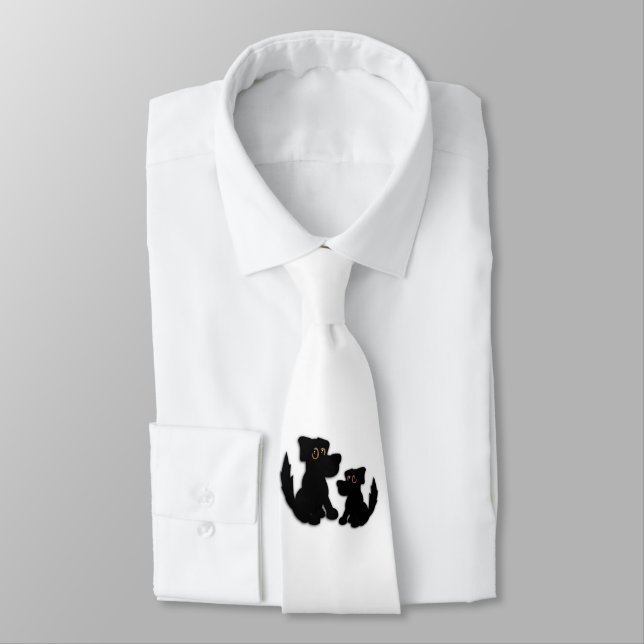 Cravate Famille Black Dog (Attaché)