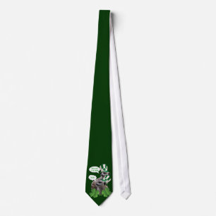 Cravate Fantaisie meerkat St Patrick's day