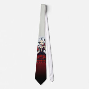 Cravate féerique gothique de mascarade de
