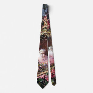 Cravate Fées dans un nid d'oiseaux, John Anster Fitzgerald