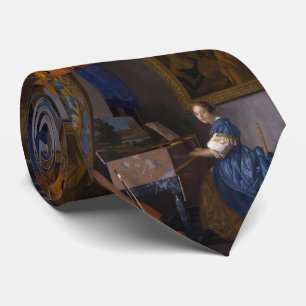 Cravate Femme assise chez un Vermeer virginal