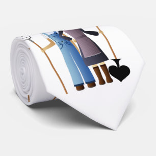 Cravate Femme de paysan Reine des pique Thunder_Cove