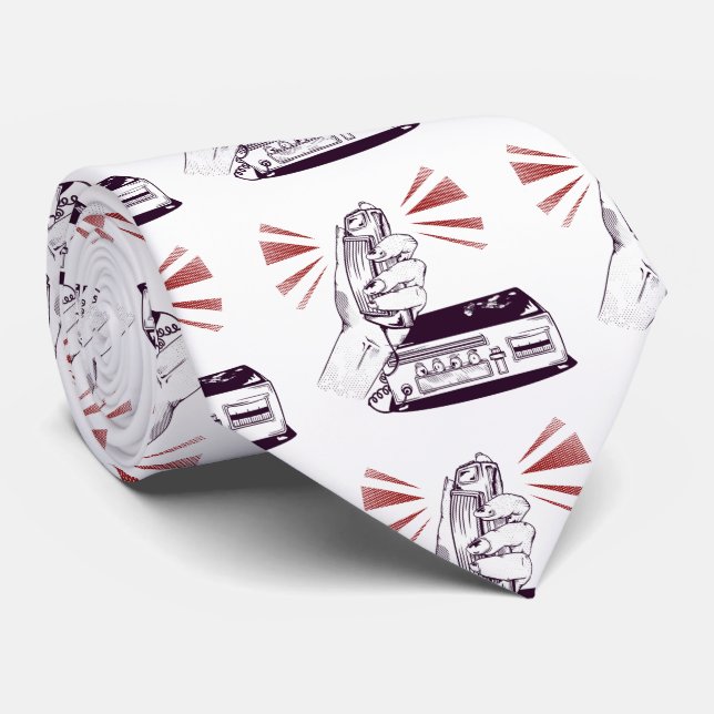 Cravate Femme de radio de jambon (Roulé)