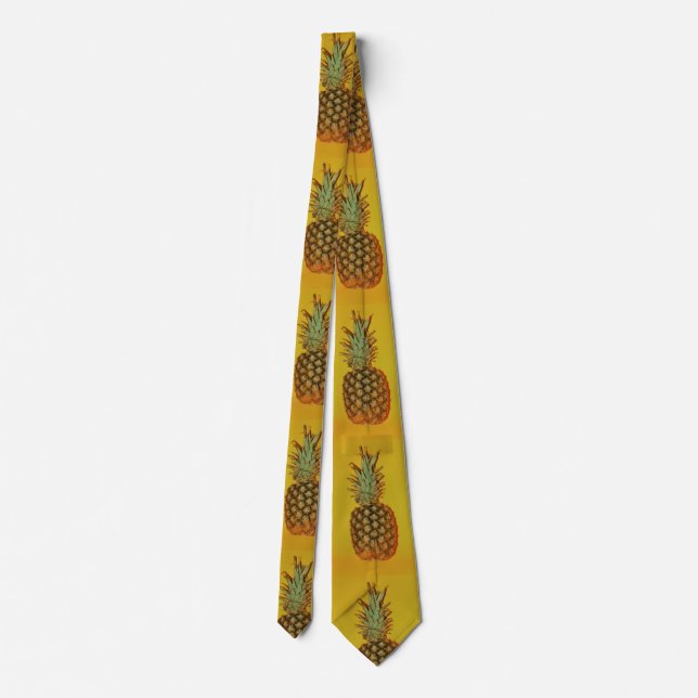 Cravate fermée à ananas coloré (Dos)