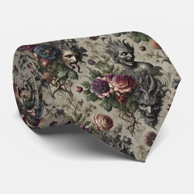 Cravate Fête d'anniversaire - gothique victorien (Roulé)