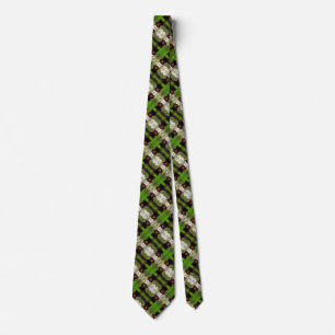Cravate Fête des pères Chien Satin Foulard Motif