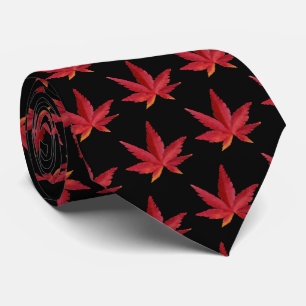 Cravate Feuilles d'automne
