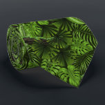 Cravate Feuilles de la jungle<br><div class="desc">Motif sans couture dessiné à la main avec divers feuilles de jungle</div>