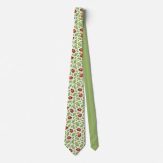 Cravate Feuilles et coccinelles