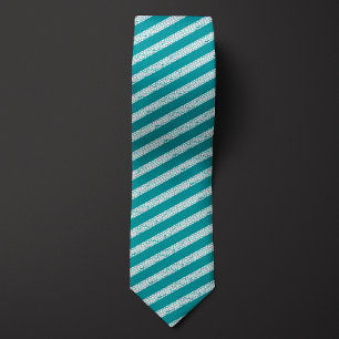 Cravate Fil de pneus turquoise trié