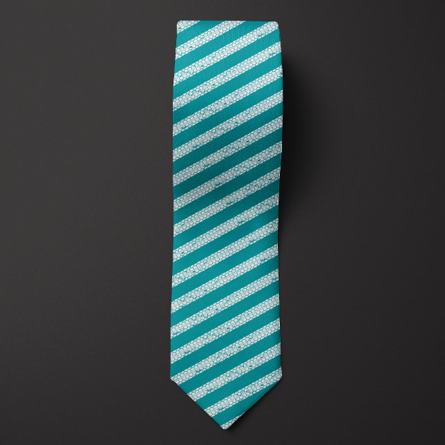 Cravate Fil de pneus turquoise trié (Créateur téléchargé)