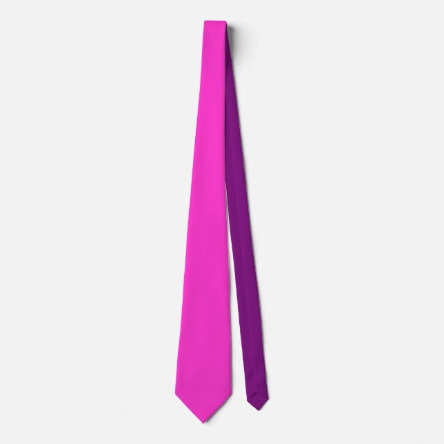 Cravate Fille Rose Chaud Couleur Arrière - plan Customiser (Devant)