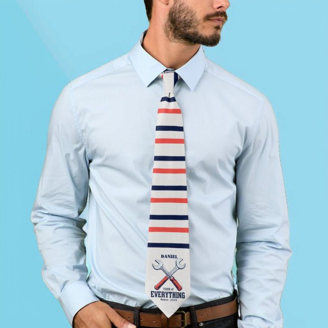 Cravate Fixation de tout depuis | Fête des pères personnal (Créateur téléchargé)