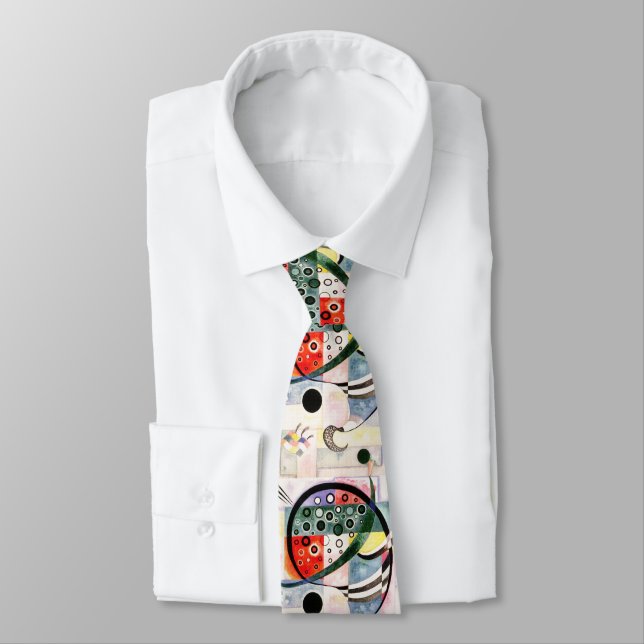 Cravate "Fixe" artistique - Wassily Kandinsky Art moderne  (Attaché)