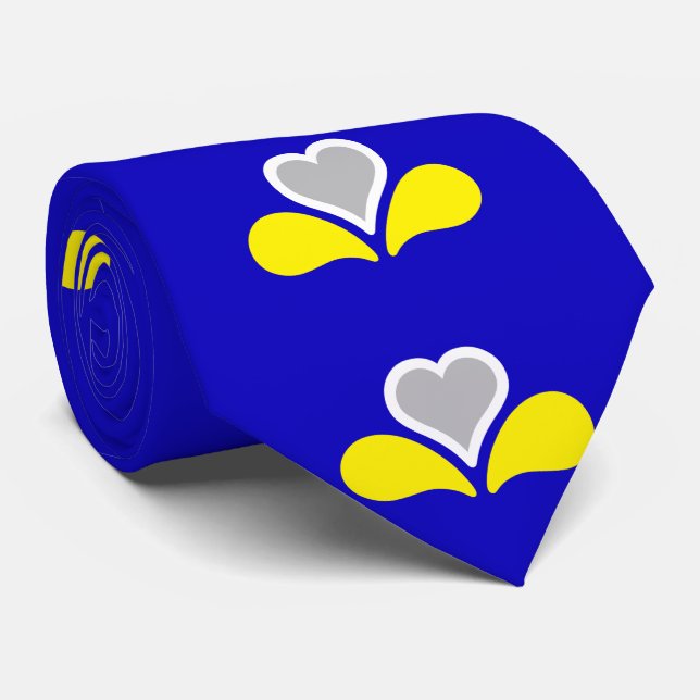 Cravate Flag of Brussels, Belgium Neck Tie (Roulé)