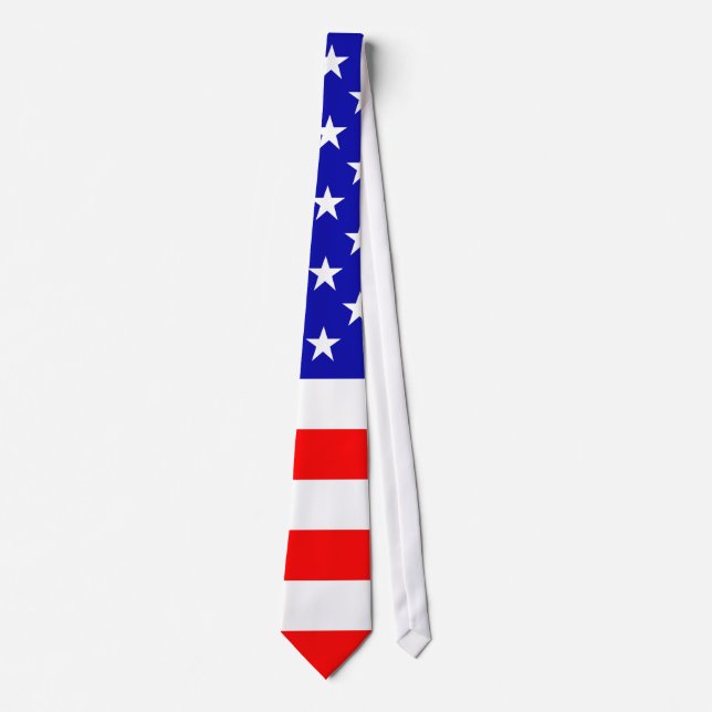 Cravate Flag United States Art Deco #2 (Devant)