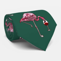 Flamingo rose Motif Vin Boisson Verte Nouveauté