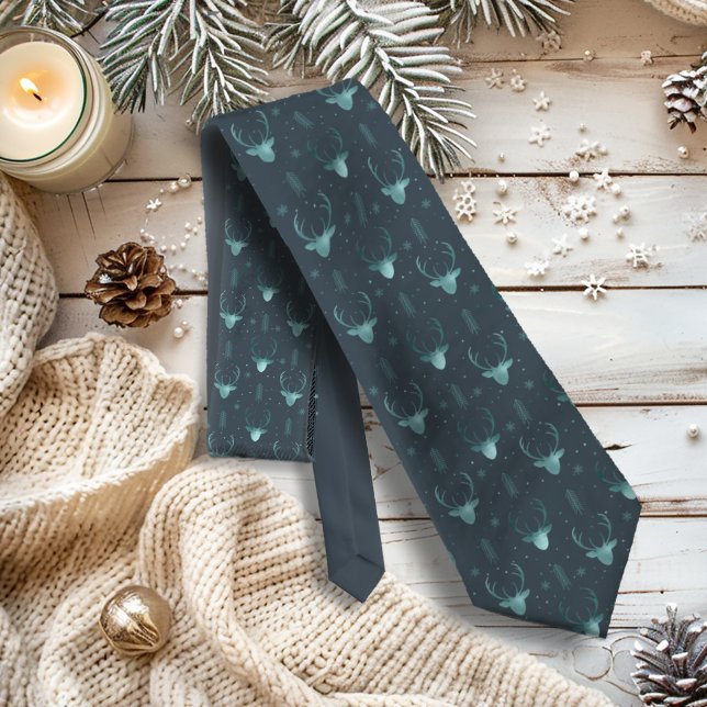 Cravate Flèches de cerfs Motif de Noël V2 Tl ID861 (Créateur téléchargé)